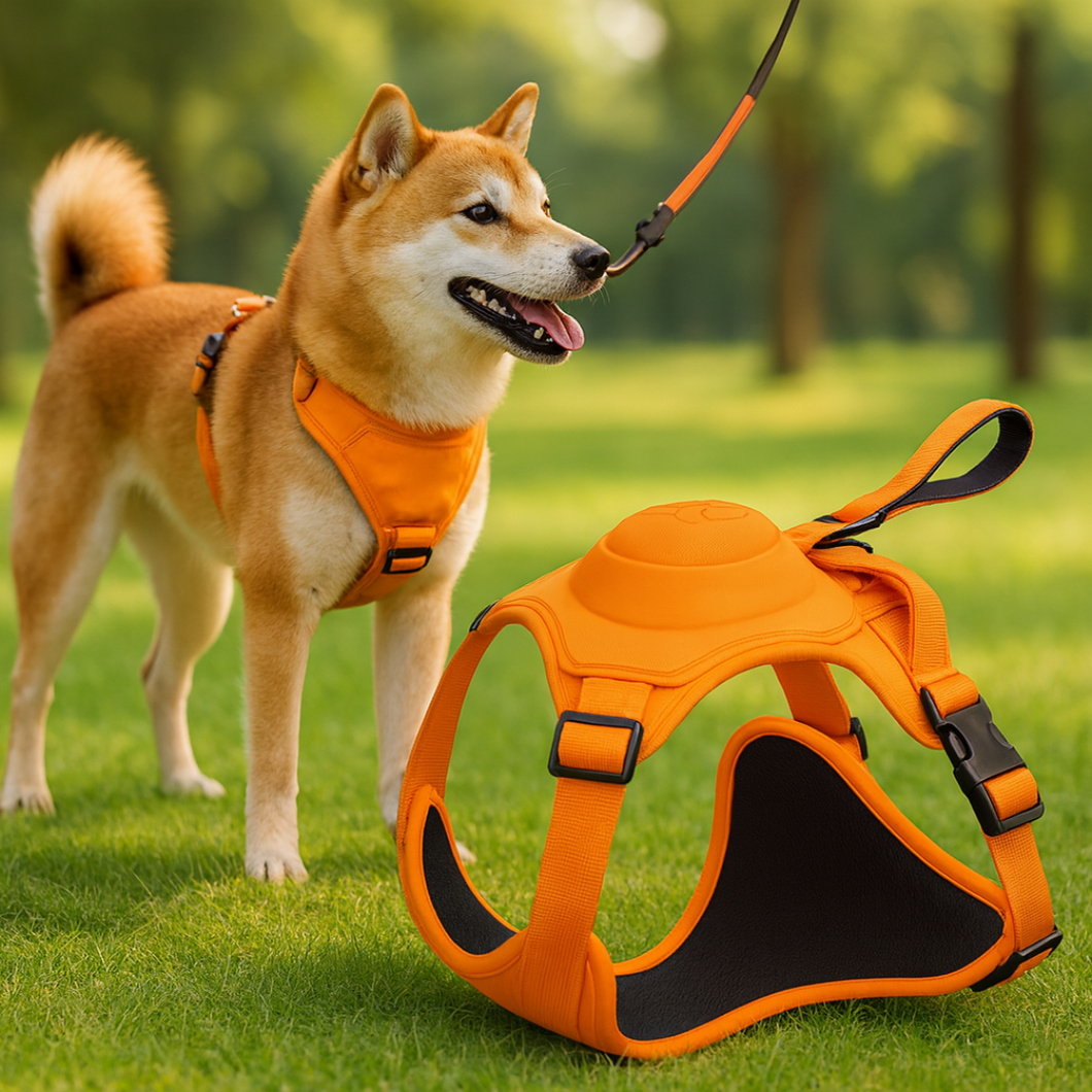 FlexiHarness – Das Geschirr mit integrierter Leine